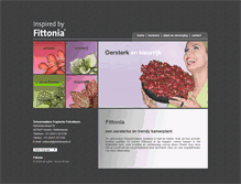 Tablet Screenshot of fittonia.nl